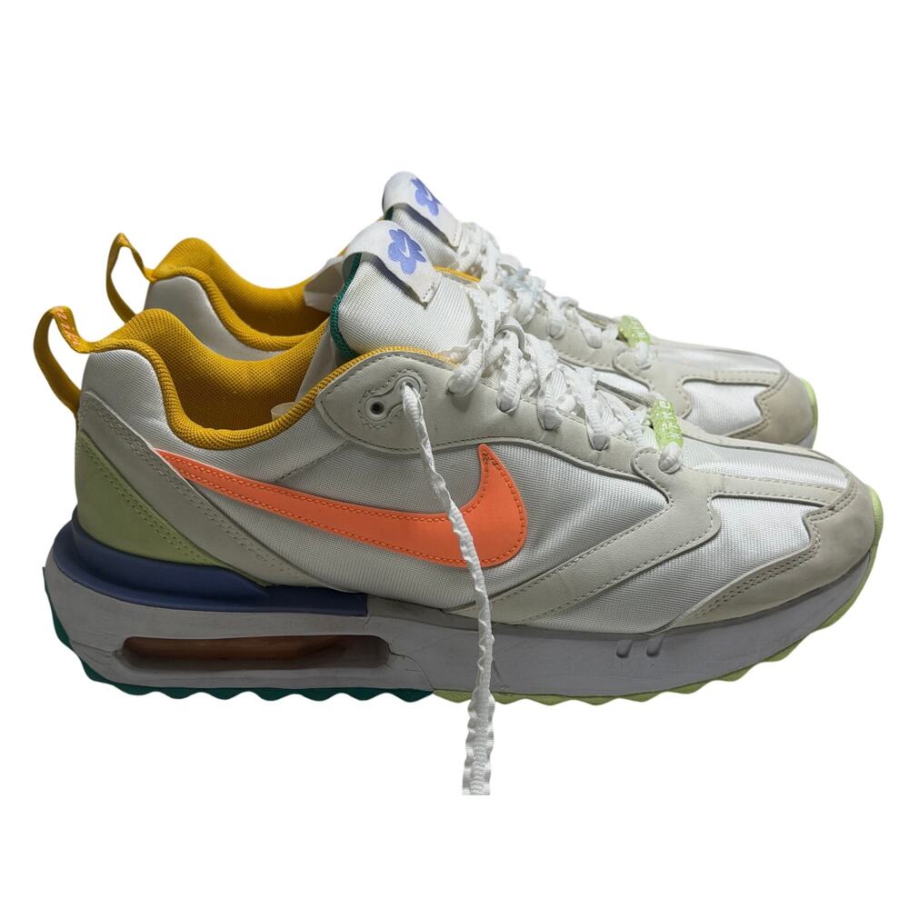Nike Air Max Dawn Running White Lime Peach Cream Women's Size 10 DX3717-100